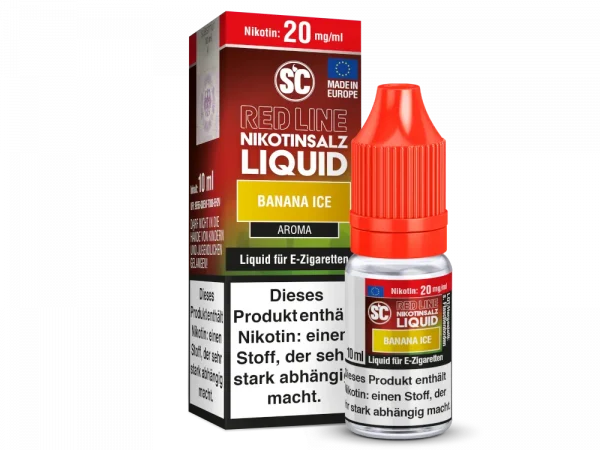 SC – Red Line – Banana Ice – Nikotinsalz Liquid 20mg